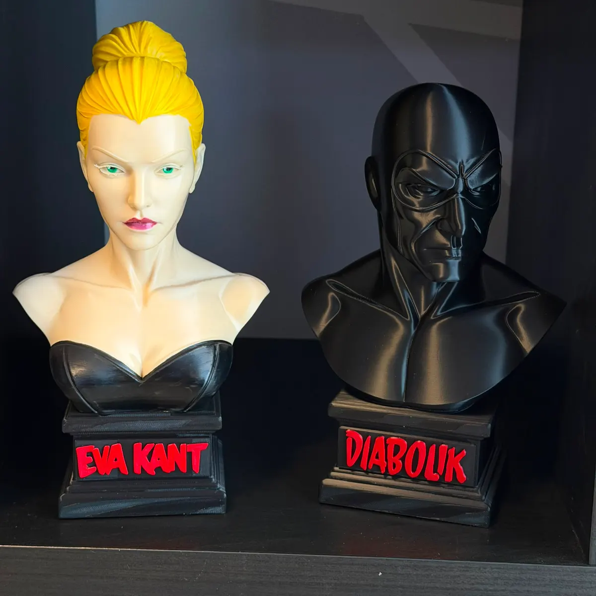 Busti personalizzati stampati in 3D